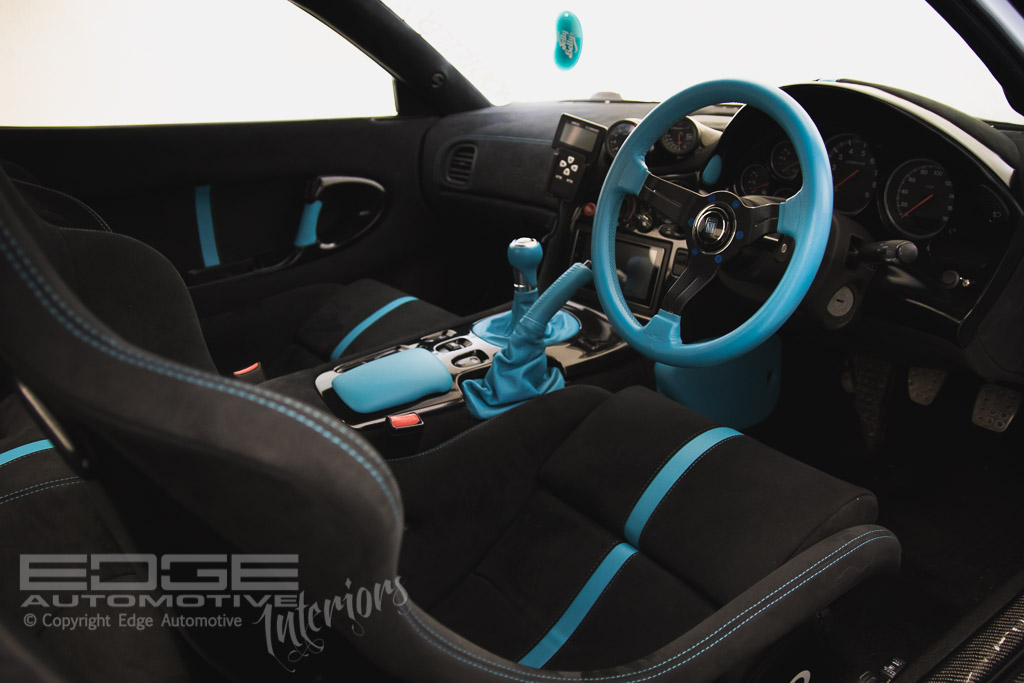 Full Alcantara Mazda Rx7 Interior Edge Automotive