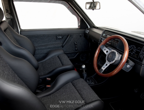 Leather and Tweed retrim – VW MK2 Golf