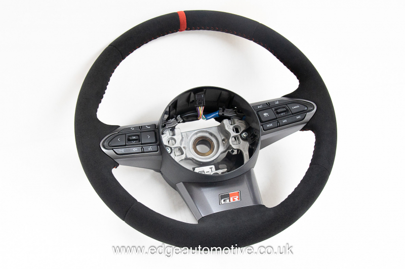 Toyota Yaris GR Japanese spec Alcantara steering wheel EDGE Automotive