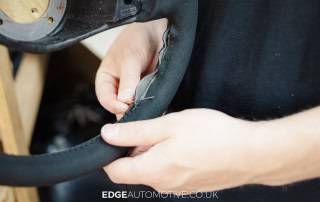 steering wheel retrim quality