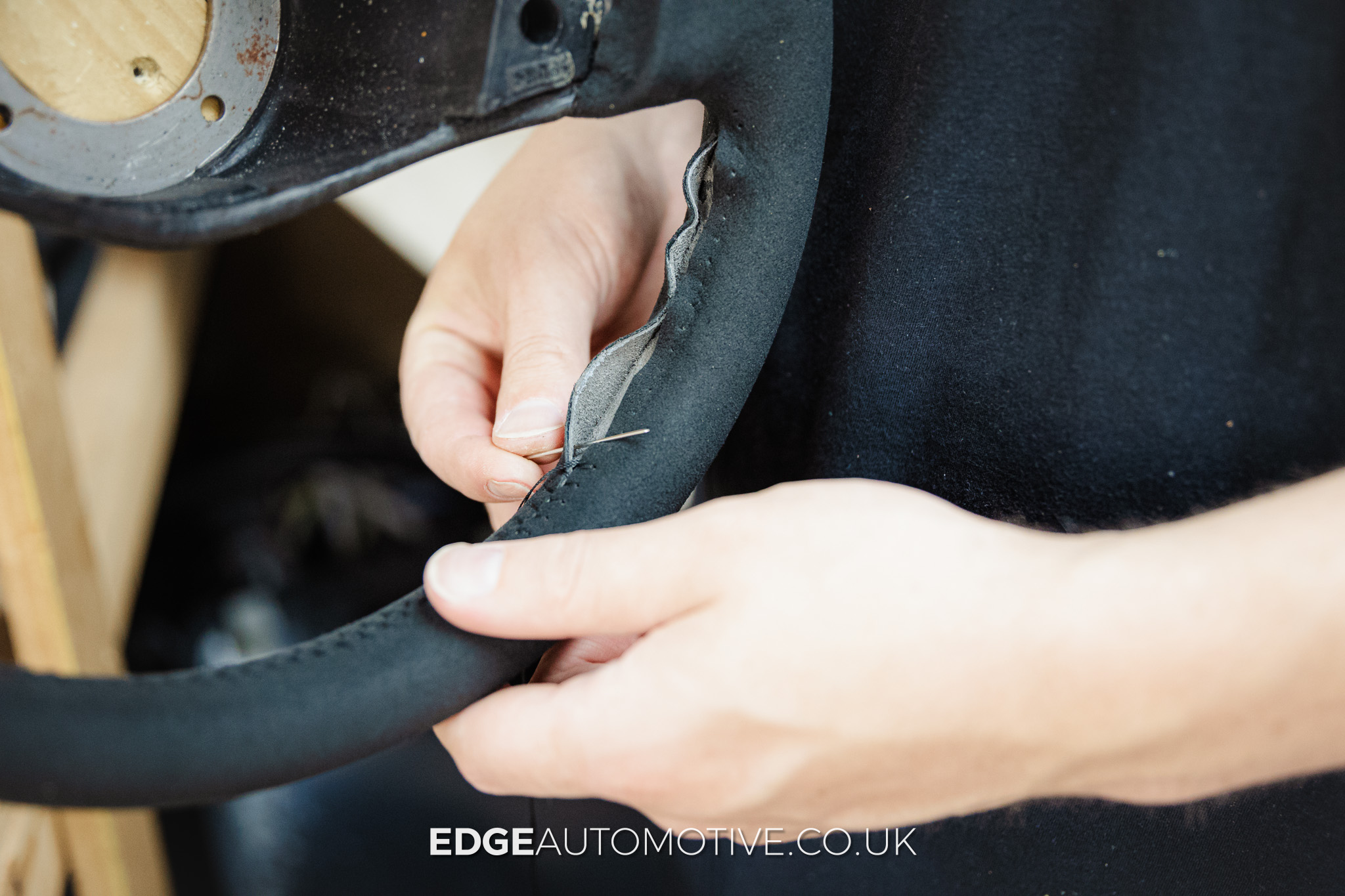 steering wheel retrim quality